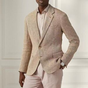 RALPH LAUREN PURPLE LABEL Men's Glenn Herringbone Sport Jacket